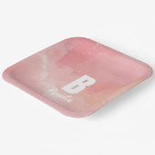 Tie dye bas mitzva verjaardag papieren bordje (Gebogen)