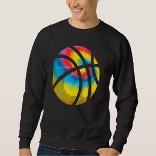 Tie Dye Basketball Cute Trippy Boys Girls Trui