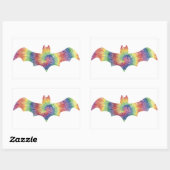 Tie Dye Bat Sticker (Vel)
