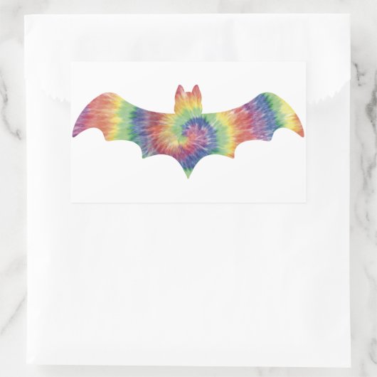 Tie Dye Bat Sticker (Tas)