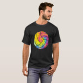 Tie Dye Beach Volleyball Retro Setters Co T-shirt (Voorkant volledig)