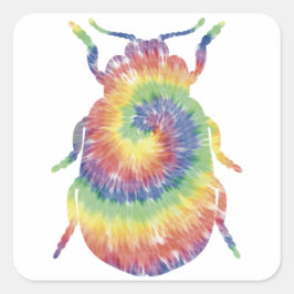 Tie Dye Beetle Sticker