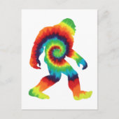 Tie Dye Bigfoot Briefkaart (Voorkant)