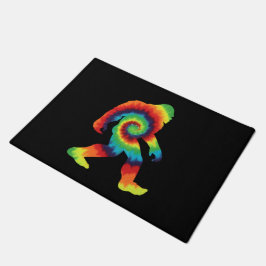 Tie Dye Bigfoot Deurmat