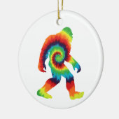 Tie Dye Bigfoot Keramisch Ornament (Links)