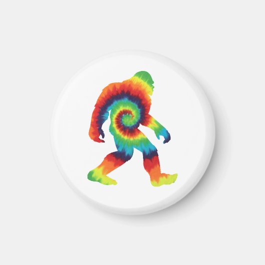 Tie Dye Bigfoot Magneet (Voorkant)