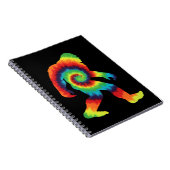 Tie Dye Bigfoot Notitieboek (Rechterzijde)