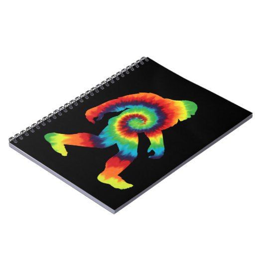 Tie Dye Bigfoot Notitieboek (Linkerzijde)