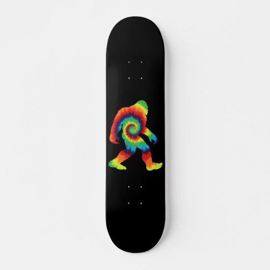 Tie Dye Bigfoot Persoonlijk Skateboard (Voorkant)