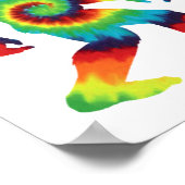 Tie Dye Bigfoot Poster (Hoek)