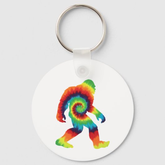 Tie Dye Bigfoot Sleutelhanger (Voorkant)