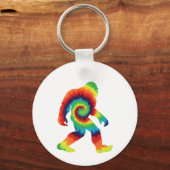 Tie Dye Bigfoot Sleutelhanger (Voorkant)