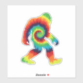 Tie Dye Bigfoot Sticker (Vel)