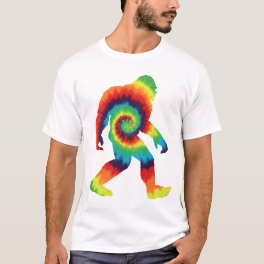 Tie Dye Bigfoot T-shirt (Voorkant)