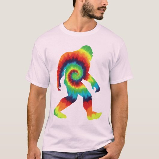Tie Dye Bigfoot T-shirt (Voorkant)