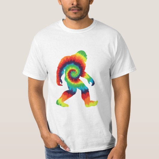 Tie Dye Bigfoot T-shirt (Voorkant)