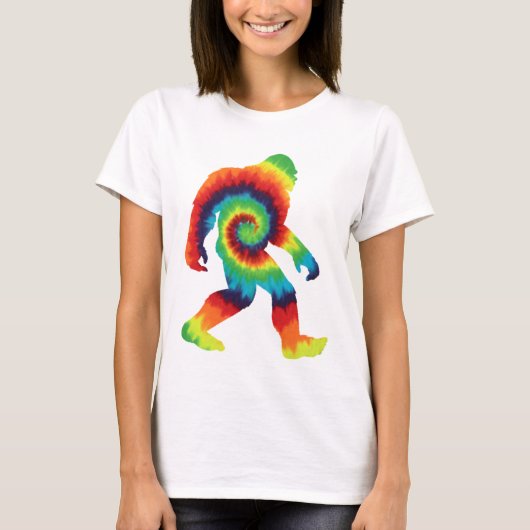 Tie Dye Bigfoot T-shirt (Voorkant)