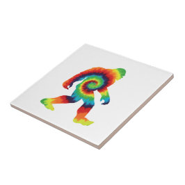 Tie Dye Bigfoot Tegeltje