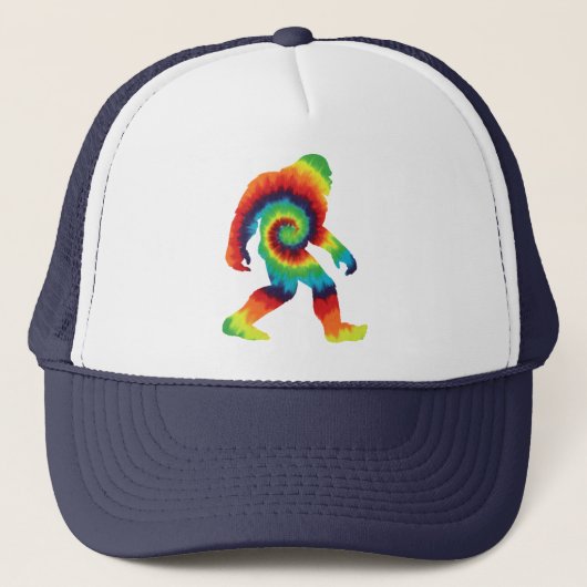 Tie Dye Bigfoot Trucker Pet (Voorkant)