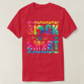 Tie Dye Black en Smart Juneteenth Black History M T-shirt (Design voorkant)