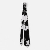 Tie Dye Black en White Stropdas (Achterkant)