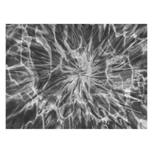 TIE DYE BLACK WHITE TAFELKLEED (Voorkant (Horizontaal))