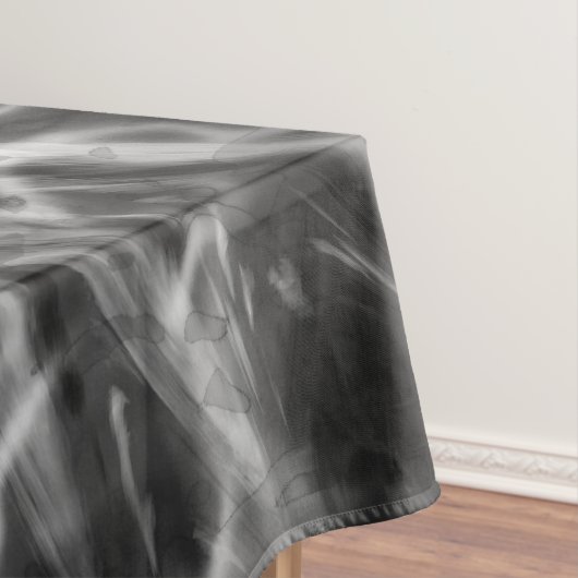 TIE DYE BLACK WHITE TAFELKLEED (Voorbeeld)