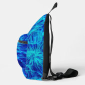 TIE DYE BLAUW SLING BAG (Rechts)