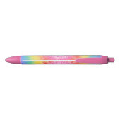Tie Dye Blauwe Inkt Pen (Achterkant)