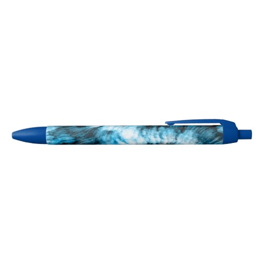 Tie Dye Blauwe Inkt Pen (Bovenkant)