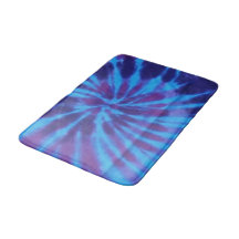 Tie Dye Blue Blauwgroen Paarse Kleurrijke Patroon 