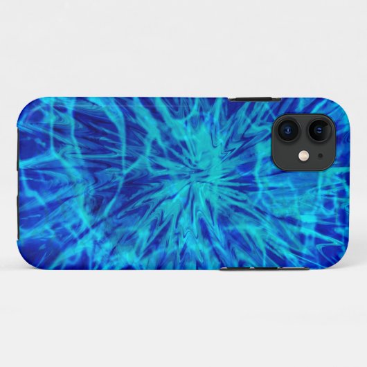 TIE DYE BLUE Case-Mate iPhone CASE (Achterkant (horizontaal))