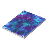 Tie Dye/Blue en Green Notitieblok (Linkerzijde)