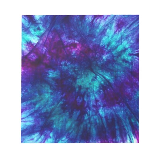 Tie Dye/Blue en Green Notitieblok (Voorkant)