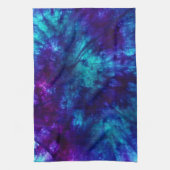 Tie Dye/Blue en Green Theedoek (Verticaal)