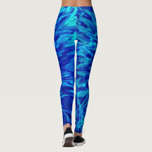 TIE DYE BLUE LEGGINGS (Achterkant)