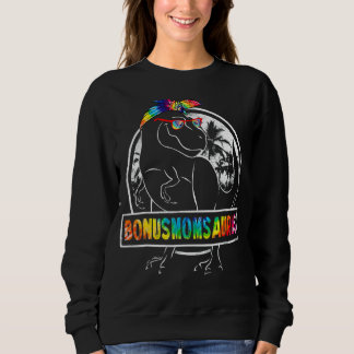 Tie Dye Bonusmomsaurus Bonus mam Dinosaur Rex Moth Trui