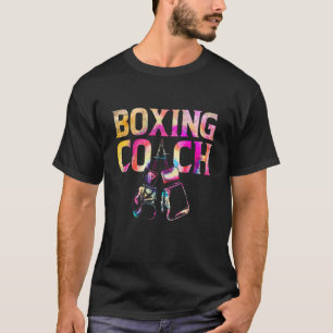 Tie Dye Boxing Coach Glove Boxer Fighter Kickboxe T-shirt