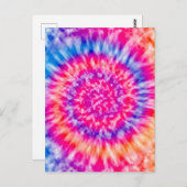 Tie Dye Briefkaart (Voorkant / Achterkant)