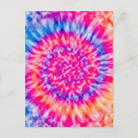 Tie Dye Briefkaart (Voorkant)
