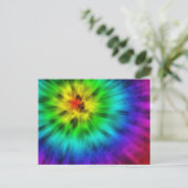 Tie dye briefkaart (Staand voorkant)