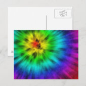 Tie dye briefkaart (Voorkant / Achterkant)
