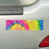 Tie Dye Bumpersticker (Op auto)
