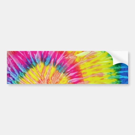 Tie Dye Bumpersticker (Voorkant)