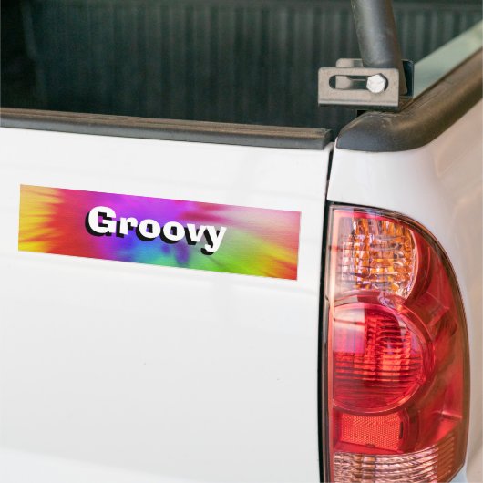 Tie Dye Bumpersticker (Op Truck)