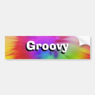 Tie Dye Bumpersticker