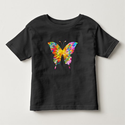 TIE DYE BUTTERFLY KINDER SHIRTS (Voorkant)