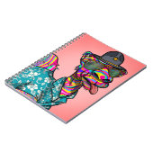 Tie Dye Camel Notitieboek (Linkerzijde)