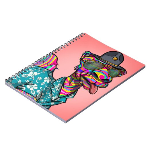 Tie Dye Camel Notitieboek (Linkerzijde)