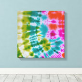 Tie Dye Canvas Afdruk (Insitu (Houten vloer))